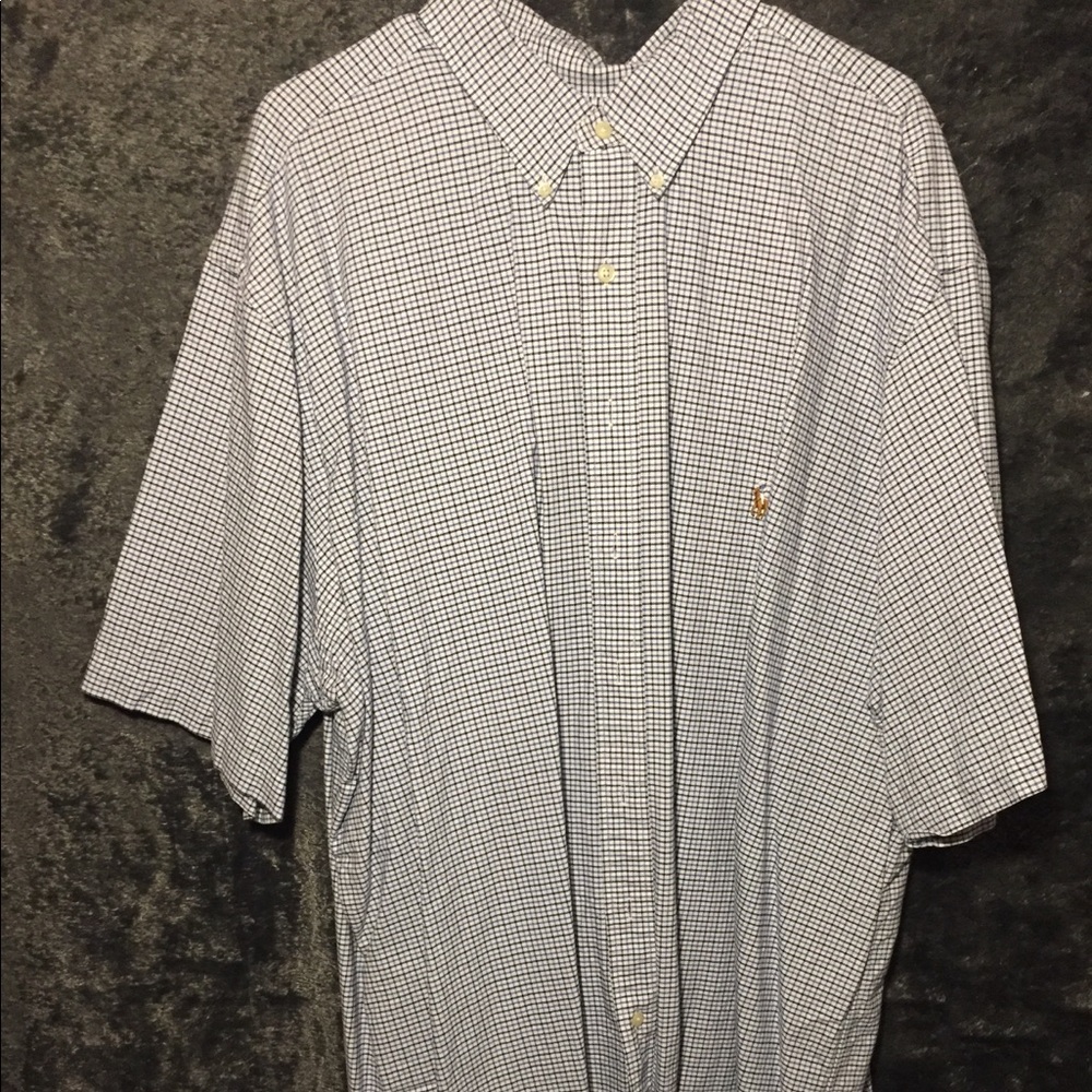 Checkered Polo Button Down